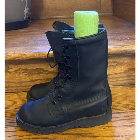 BELLEVILLE MILITARY COMBAT BOOTS BLACK LEATHER SZ. 6 EE MENS GORETEX 01-D-0320 - Picture 3 of 11